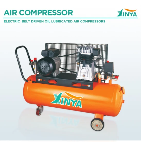 Tête de pompe de compresseur à piston d'air de compresseur d'air à injection d'huile entraînée par courroie Xinya H
